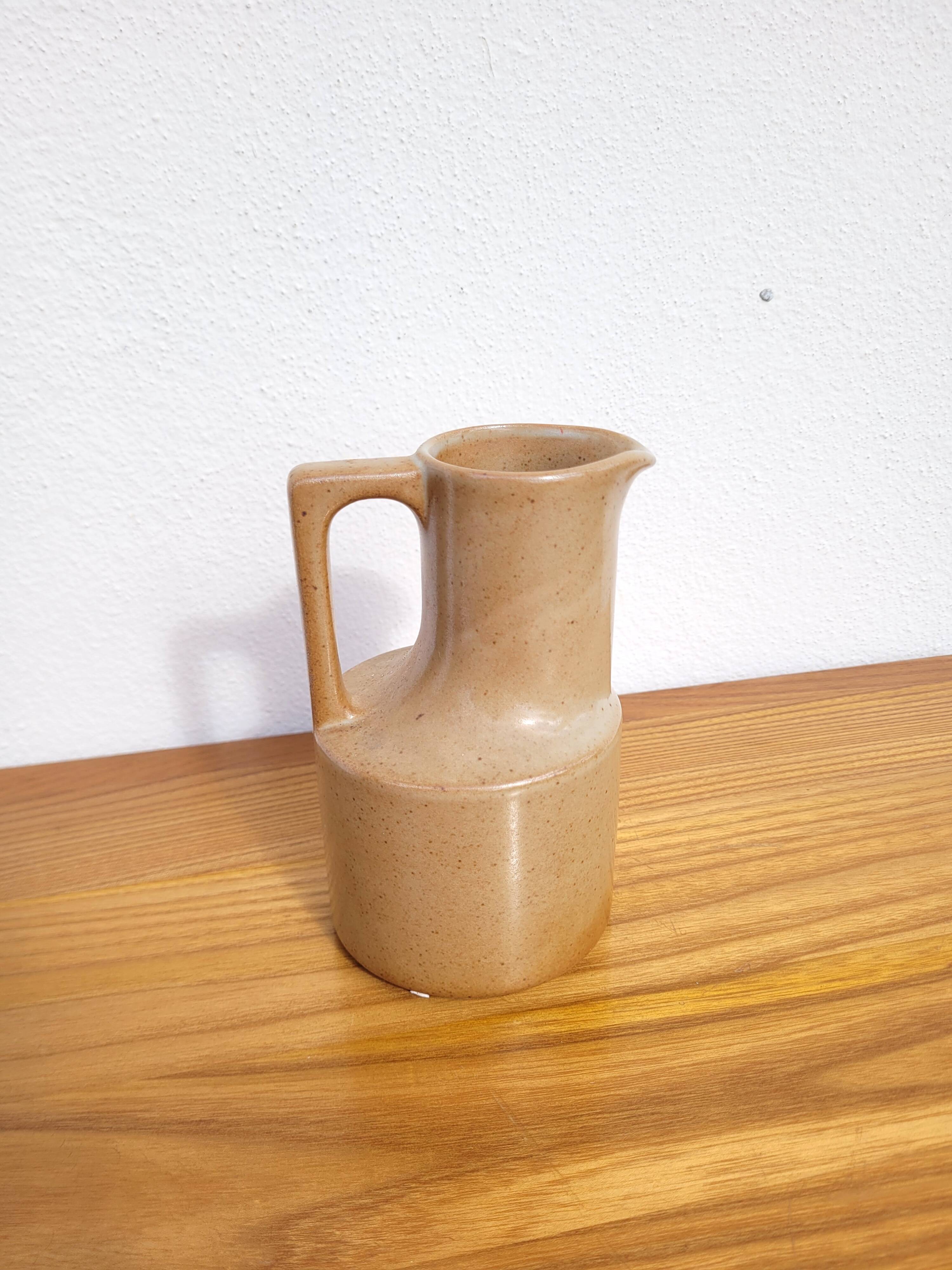 Brenne stoneware milk jug 70s