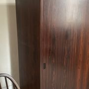 Vintage scandinavian wardrobe wardrobe rosewood sliding doors from tagus falsig