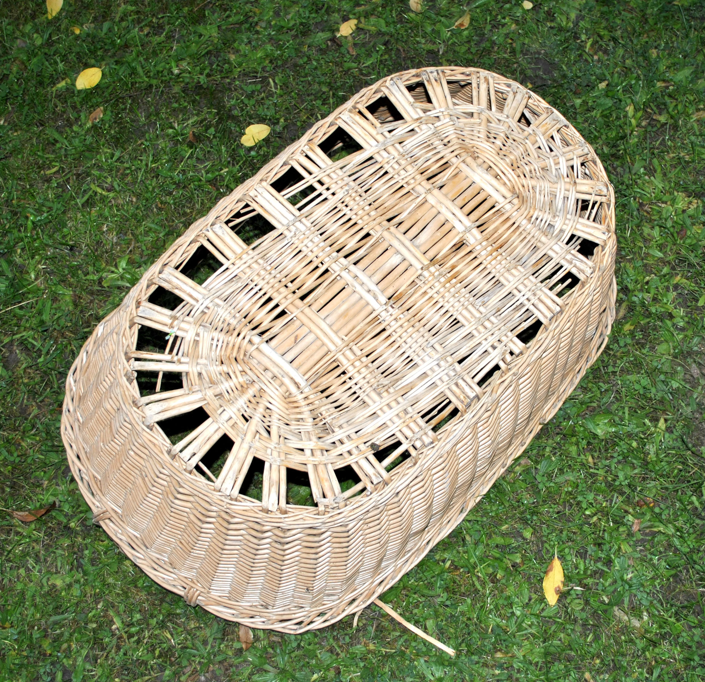 Antique wicker basket