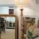 Lampadaire vintage en bois