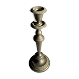 Large antique silver-plated candlestick H29 D10.5