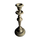 Large antique silver-plated candlestick H29 D10.5
