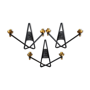 suite de 3 appliques