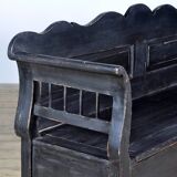Banc ancien en pin, années 1900