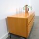 Fineer tv meubel dressoir met lades en zwart stalen poten