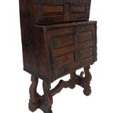 Vintage brutalist spanish wall cabinet cupboard design