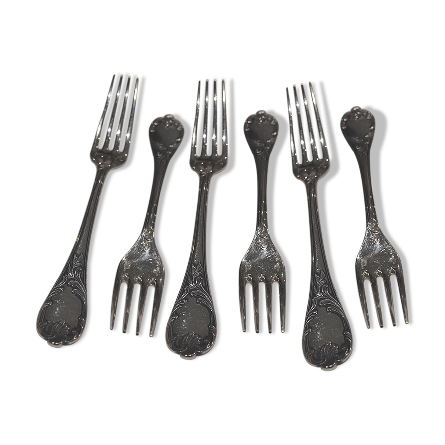 Lot 6 forks Marly Christofle