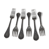 Lot 6 forks Marly Christofle