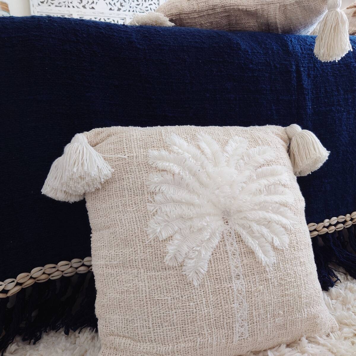 Canga blanket blue 140x200 cm