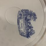 Set of 10 plates Digoin Sarreguemines model Romantic