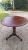 tilting top side table, solid wood, tripod base, late 19th century