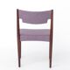 Chaises de salle à manger vintage par lot de 2, Allemagne années 1960, bois de hêtre teinté foncé