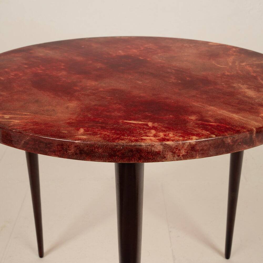 Low Aldo Tura Parchment table, 1950