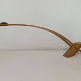 Syko desk lamp by bernard brousse in elm 1980s