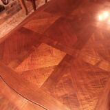 Solid walnut dining table