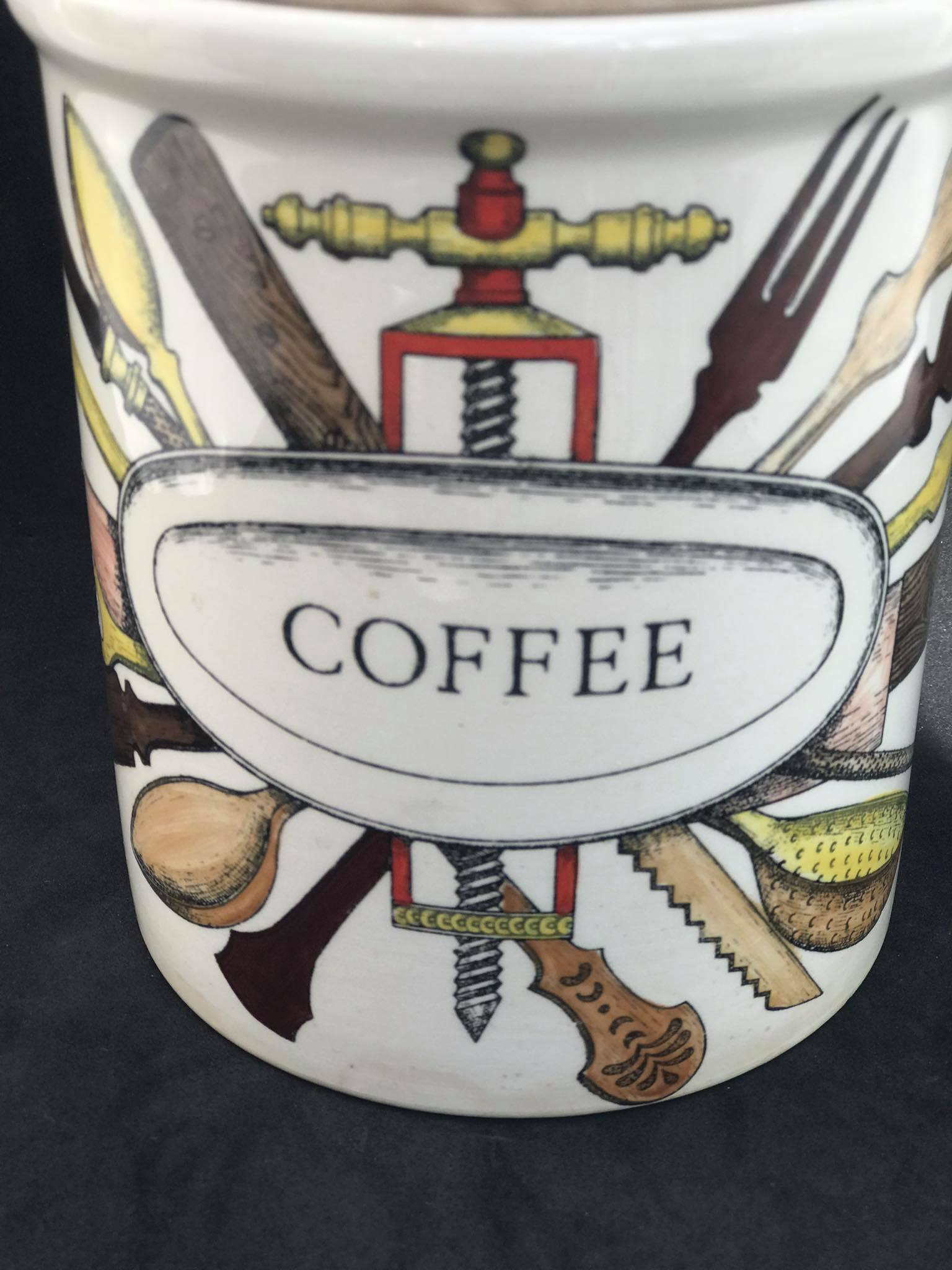 Fornasetti coffee jar
