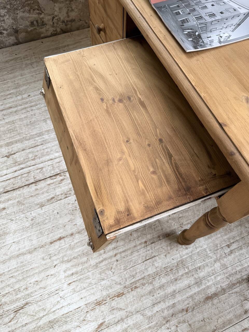 1960 pine desk