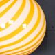 21stc italian hand blown glass table lamp, murano