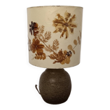 Ceramic floor lamp with Herbarium lampshade