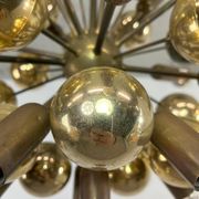 Atomic Suspension in Brass German Mid-Century by Dorothee Becker