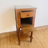 Table de chevet avec plateau en marbre
