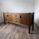 Large vintage brutalist sideboard