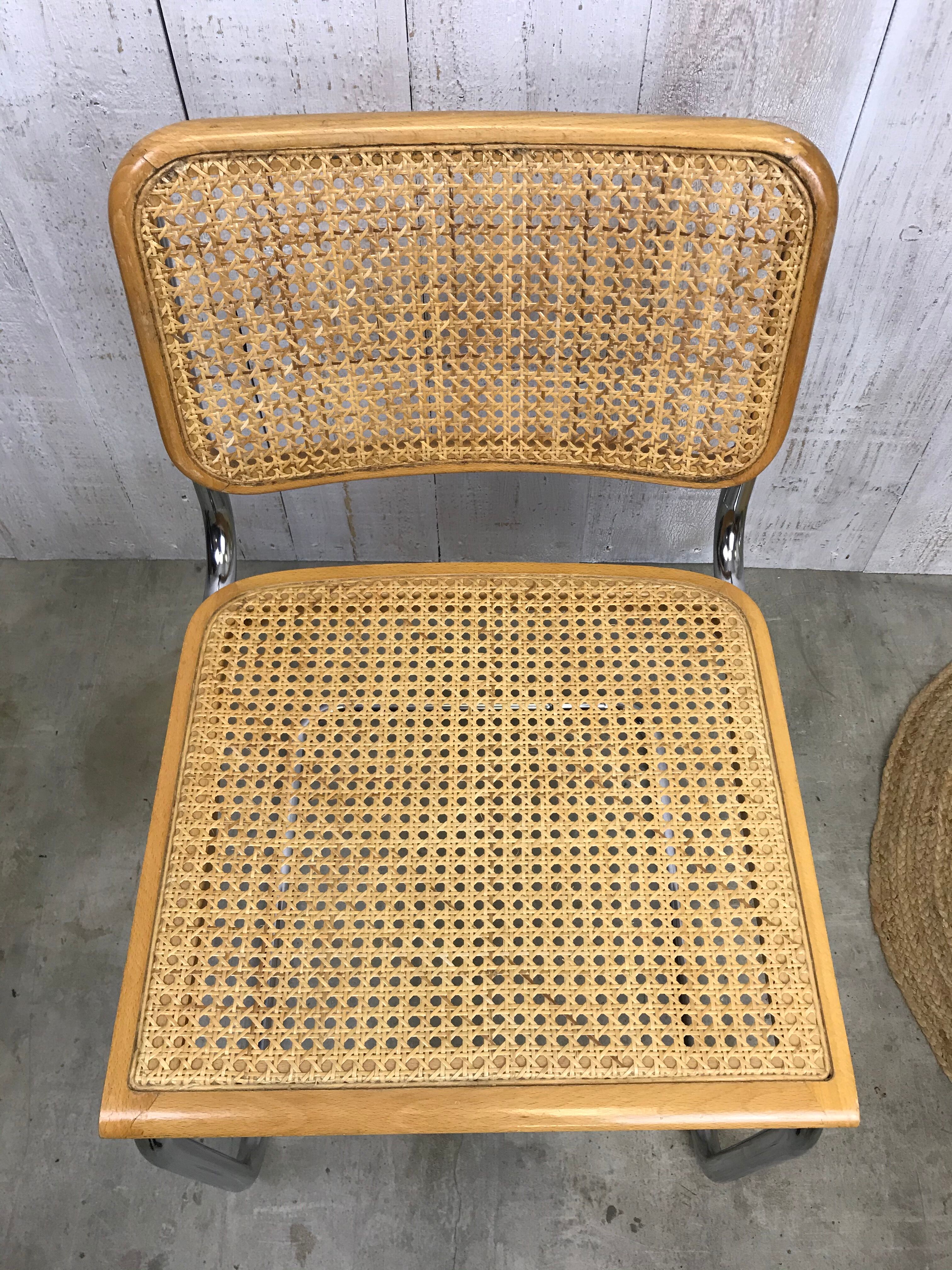 B32 Breuer cannée chair