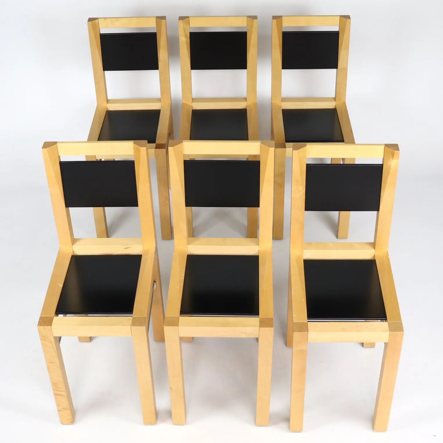 Set of 6 Bla Station chairs
