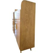 Vitrine vintage mi-hauteur avec partie ouverte