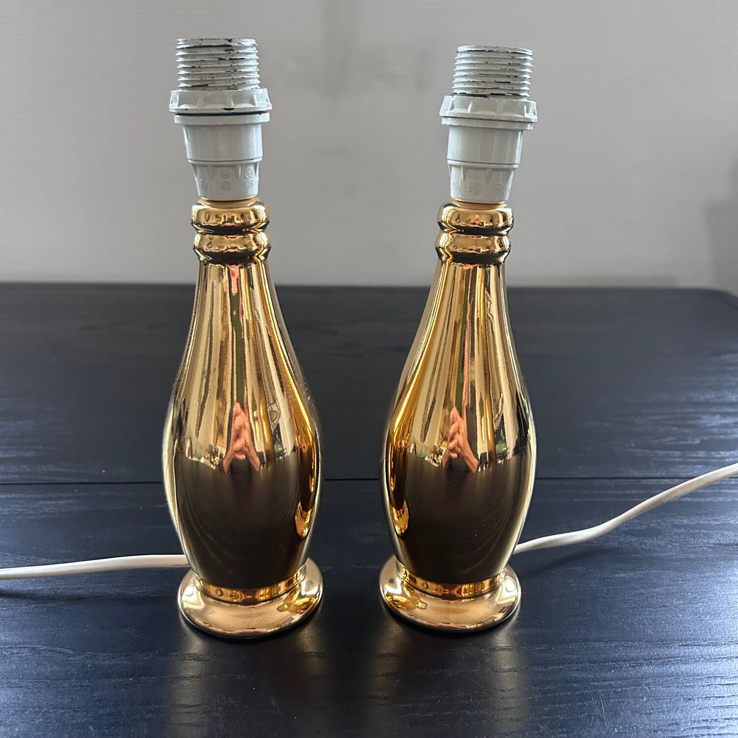 Pair of porcelain lamp bases