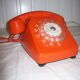 Vintage orange phone Socotel