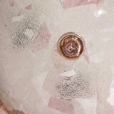 Charming Italian Multicolor and Pink Murano Glass Ceiling Fixture, Murano,