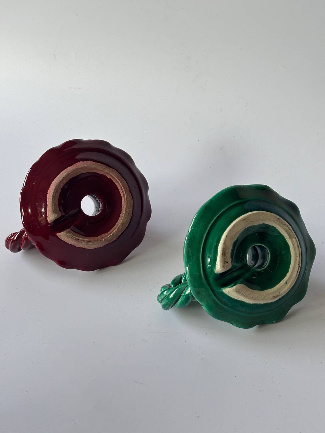 Ceramic candle holders