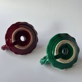 Ceramic candle holders