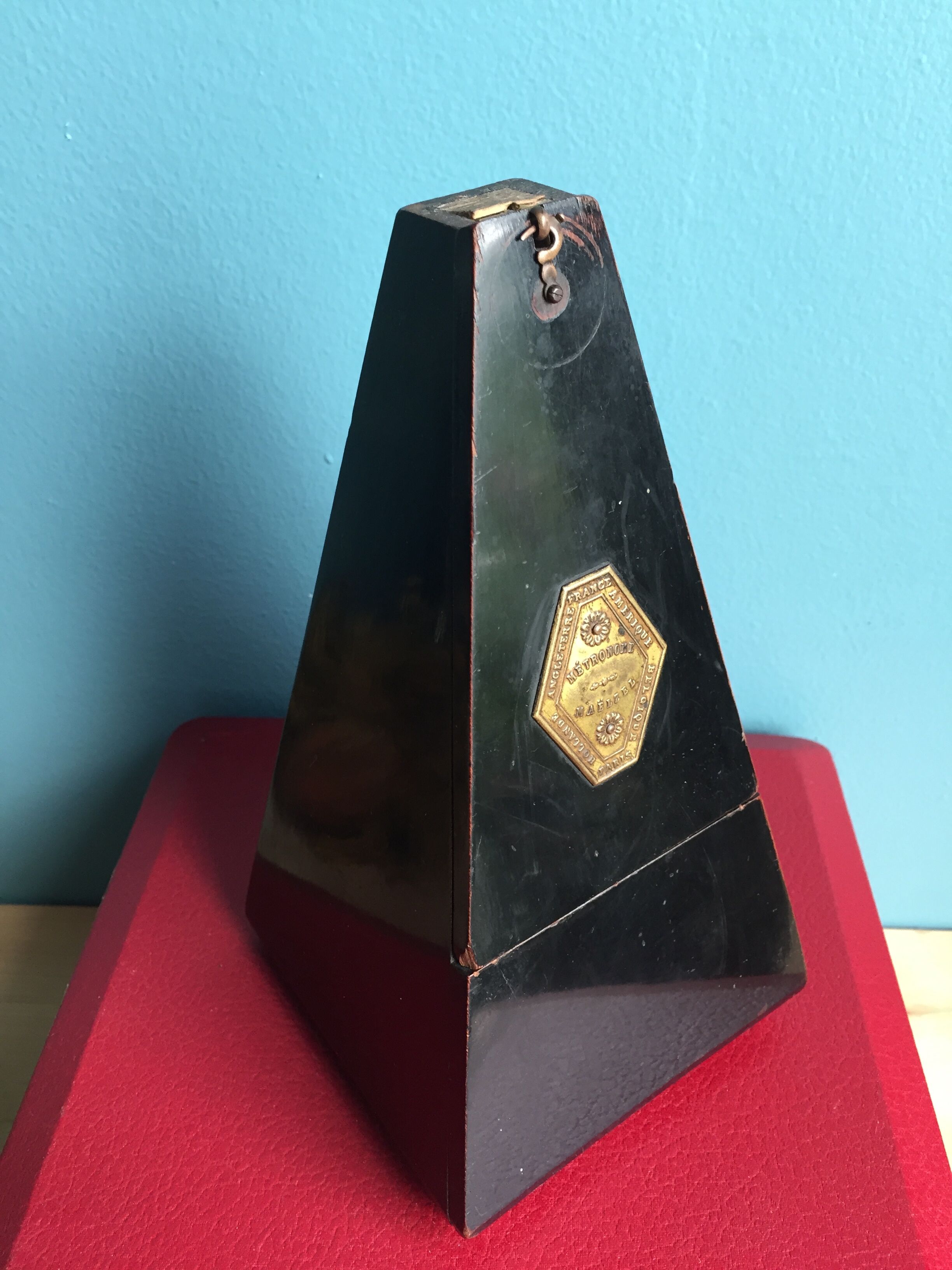 Metronome from about 1850,  maelzel brand