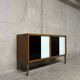 Modernist teak enfilade Louis Paolozzi vintage Monopoly from the 1960s.