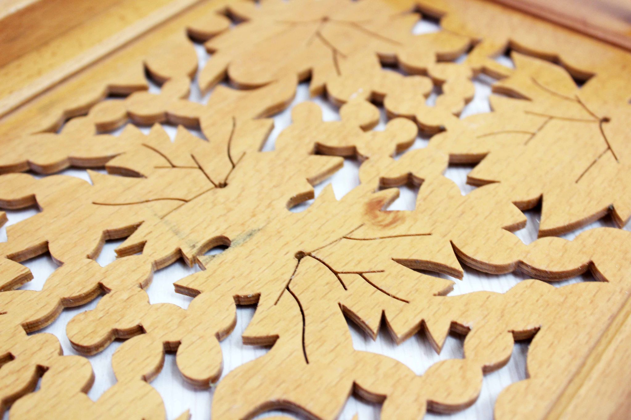 Plateau vintage en bois