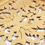 Plateau vintage en bois