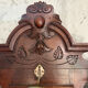Antique oak carved wardrobe