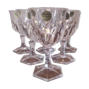 6 verres à eau modèle