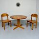 Vintage solid pine table, Scandinavian design by Rainer Daumiller, 1970s
