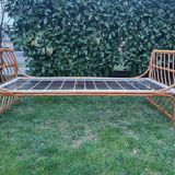 Rattan bed 1960