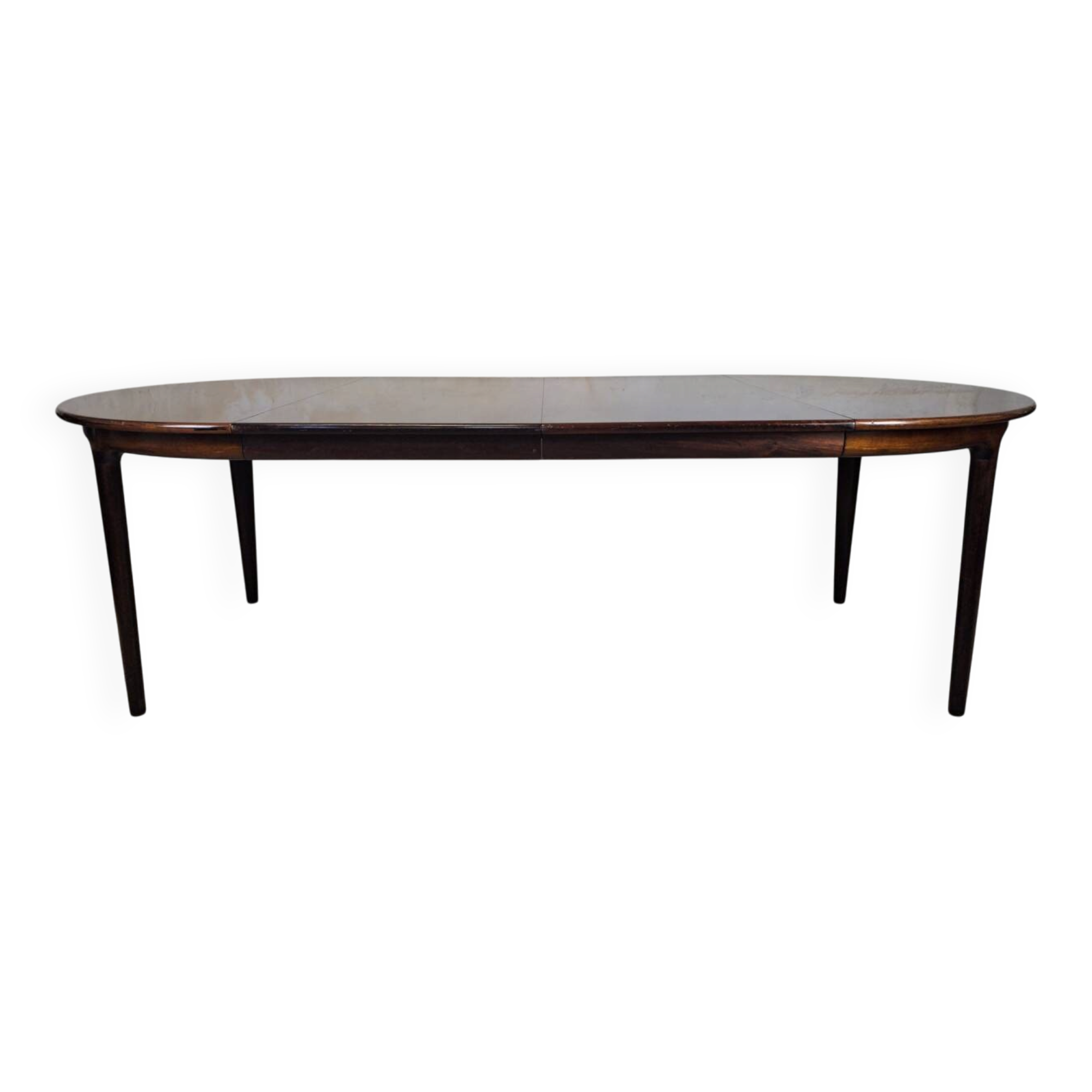 Extendable rosewood table, designed by J. Andersen, Denmark, 1960s