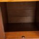 Vintage low enfilade from the 50s/60s – sculptural handles & tapered legs