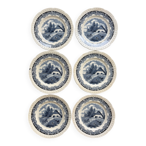 lot de 6 assiettes à - dessert