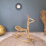Rattan horse