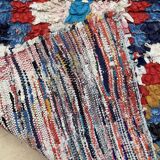 Tapis Berbère Boucherouite coloré - 85 x 153 cm