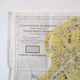Vintage map Bordeaux and its suburbs