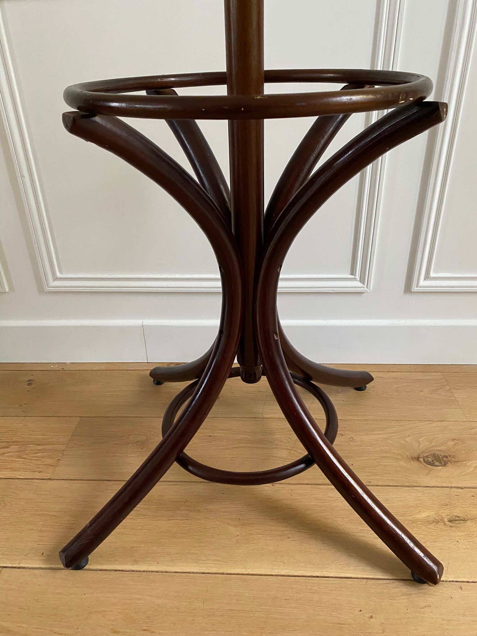 Porte manteau perroquet vintage bois brun