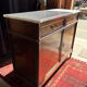 Buffet style Louis XVI reinterpreted – marble and solid wood